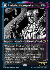 Ludevic, Necrogenius // Olag, Ludevic's Hubris (Showcase Eternal Night) [Innistrad: Midnight Hunt] | Dumpster Cat Games
