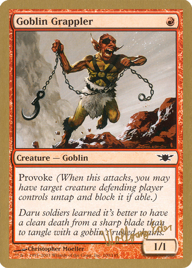Goblin Grappler (Wolfgang Eder) [World Championship Decks 2003] | Dumpster Cat Games