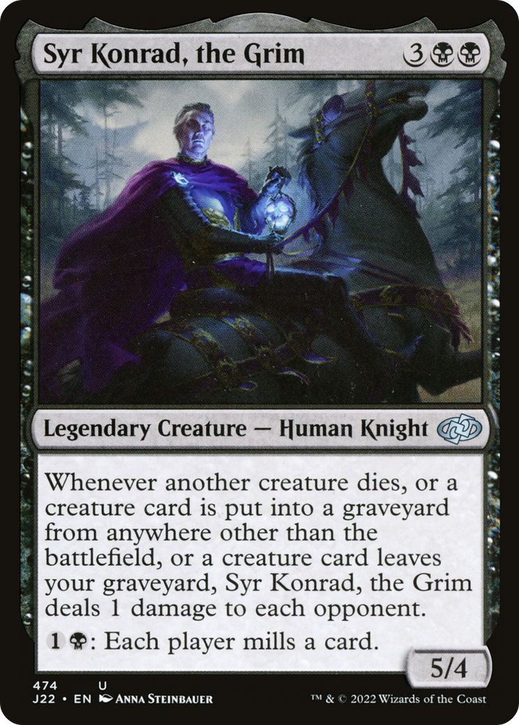 Syr Konrad, the Grim [Jumpstart 2022] | Dumpster Cat Games