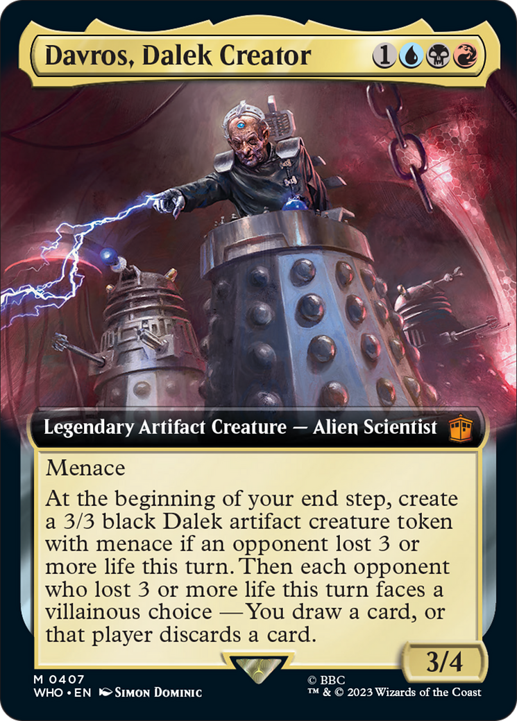 Davros, Dalek Creator (Extended Art) [Doctor Who] | Dumpster Cat Games