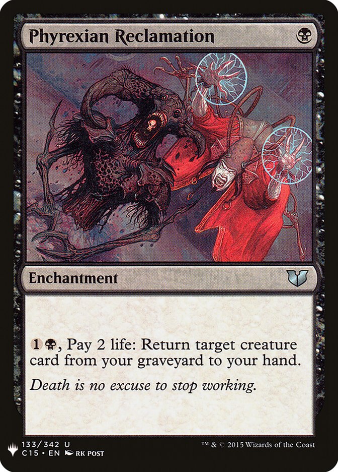 Phyrexian Reclamation [Mystery Booster] | Dumpster Cat Games