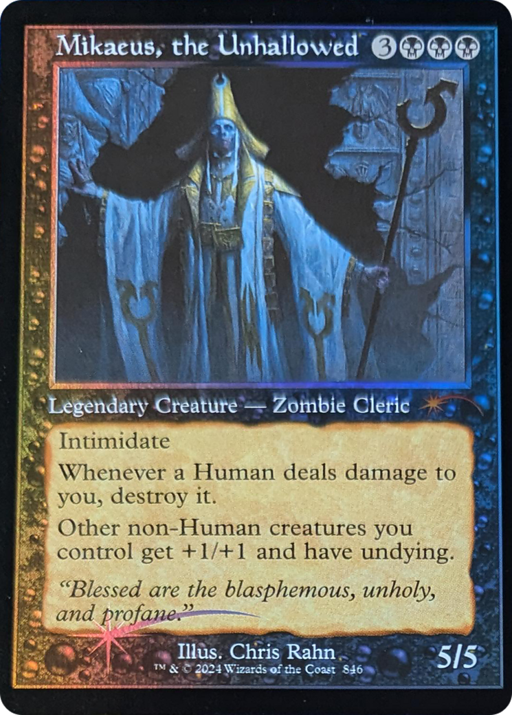 Mikaeus, the Unhallowed (Retro Frame) [Secret Lair Drop Series] | Dumpster Cat Games