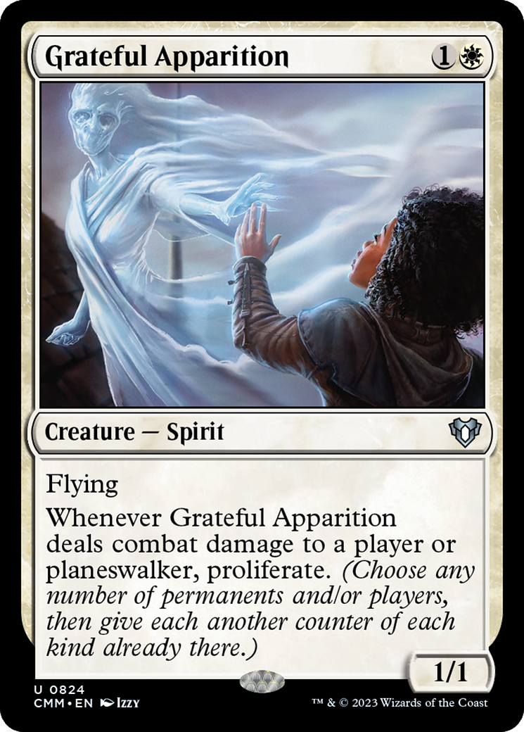 Grateful Apparition [Commander Masters] | Dumpster Cat Games