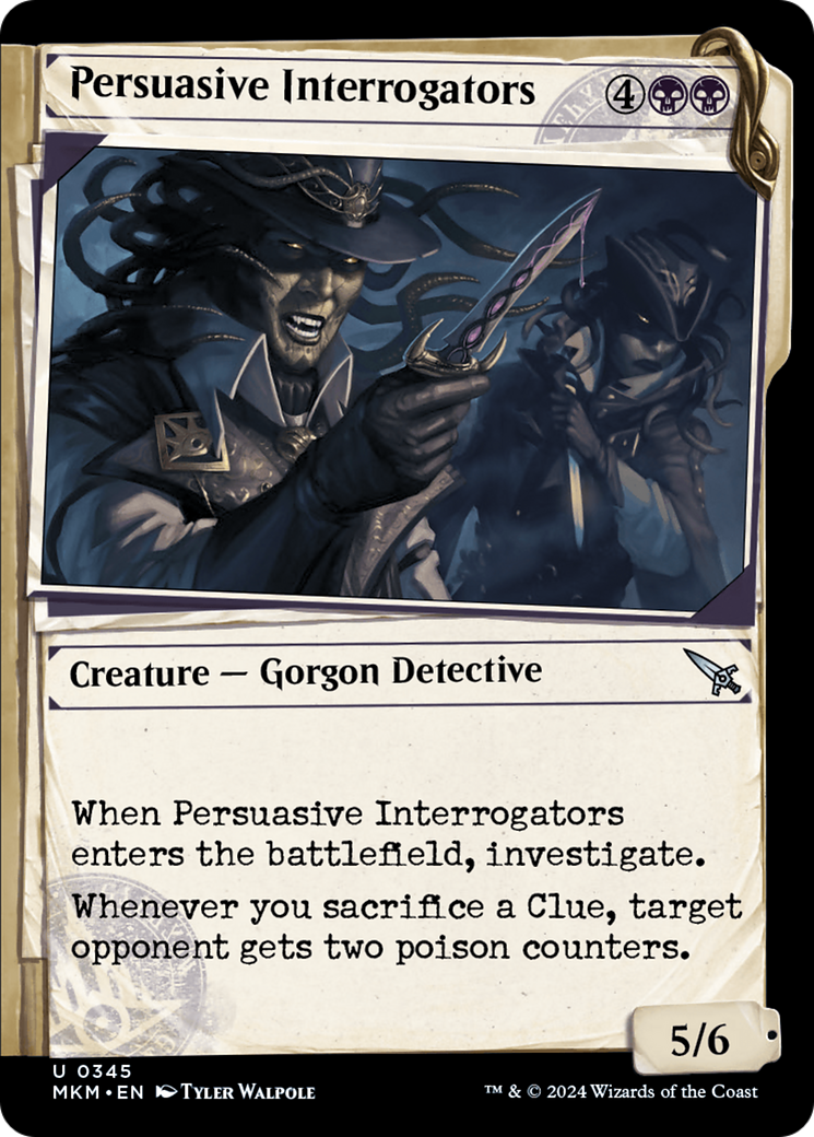 Persuasive Interrogators (Showcase) [Murders at Karlov Manor] | Dumpster Cat Games