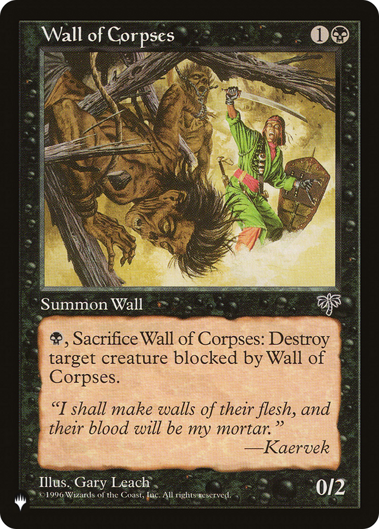 Wall of Corpses [The List] | Dumpster Cat Games