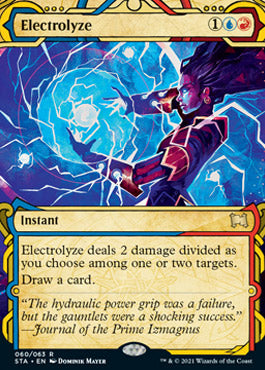 Electrolyze (Foil Etched) [Strixhaven: Mystical Archive] | Dumpster Cat Games
