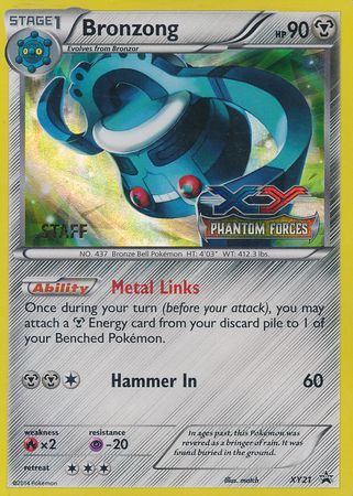 Bronzong (XY21) (Staff) [XY: Black Star Promos] | Dumpster Cat Games