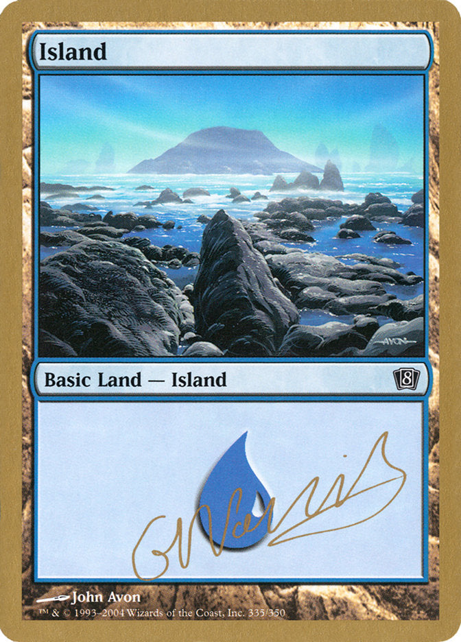 Island (gn335) (Gabriel Nassif) [World Championship Decks 2004] | Dumpster Cat Games