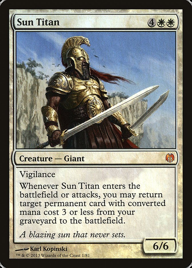 Sun Titan [Duel Decks: Heroes vs. Monsters] | Dumpster Cat Games