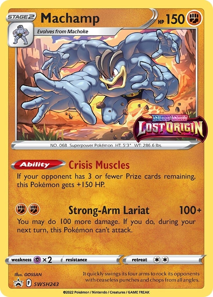Machamp (SWSH243) [Sword & Shield: Black Star Promos] | Dumpster Cat Games