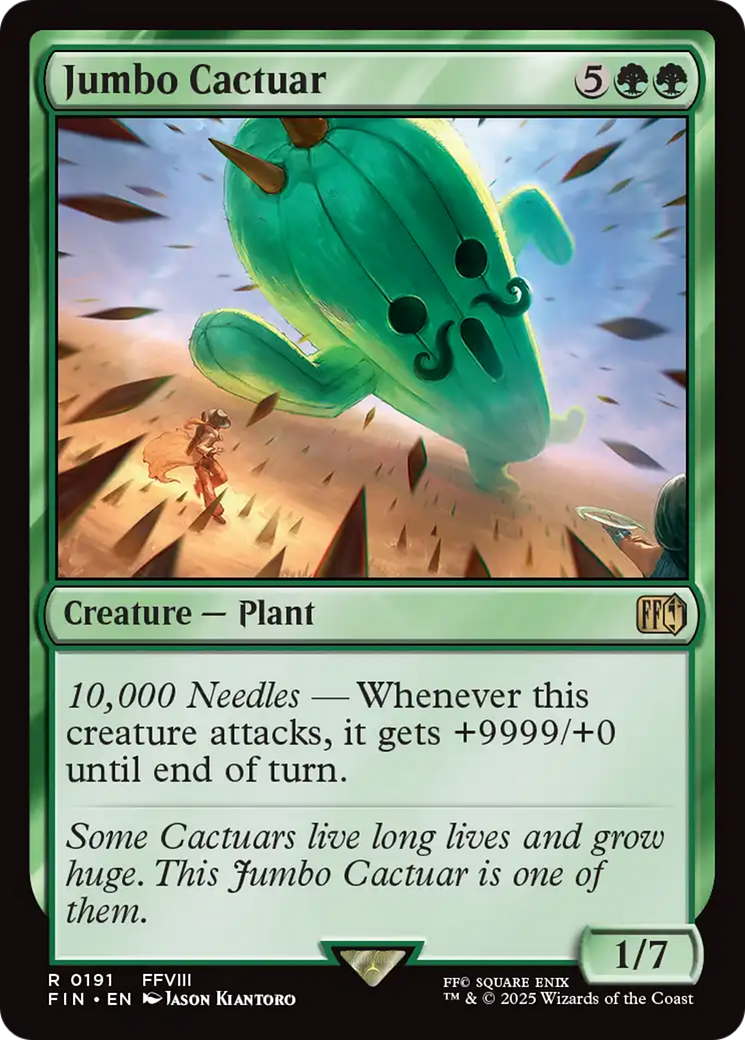 Jumbo Cactuar [FINAL FANTASY] | Dumpster Cat Games