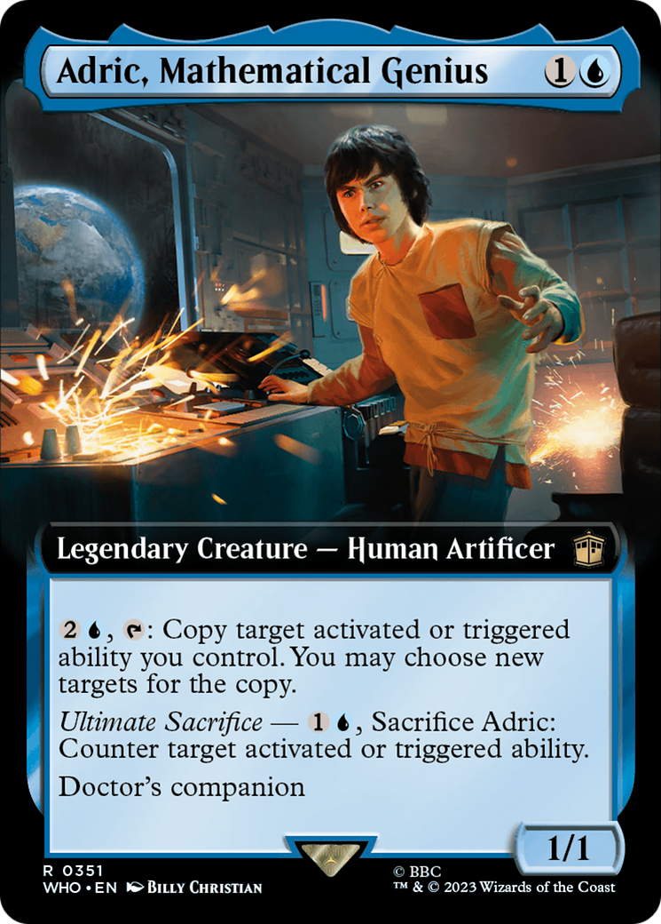 Adric, Mathematical Genius (Extended Art) [Doctor Who] | Dumpster Cat Games
