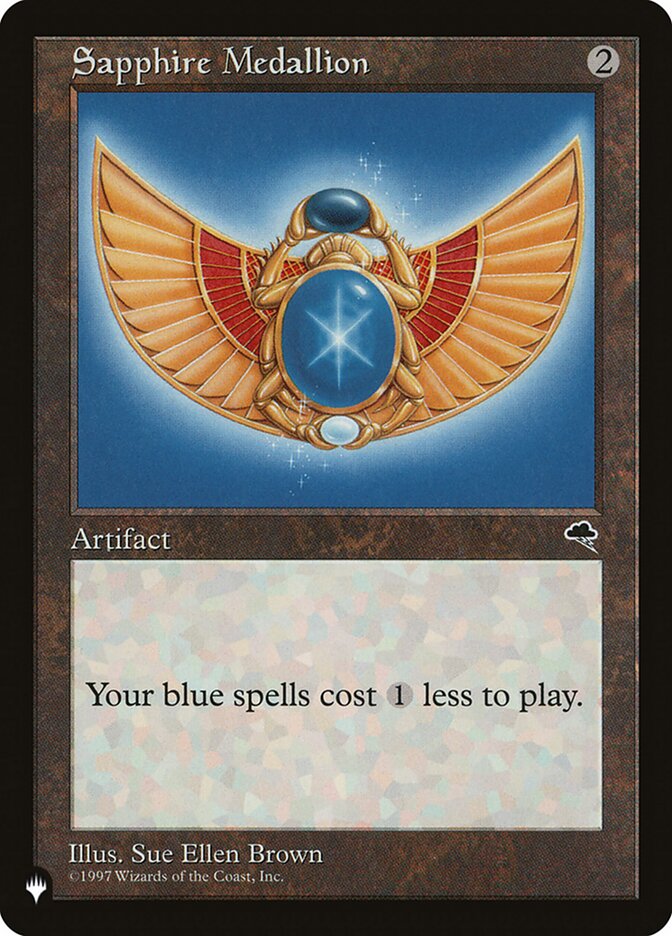Sapphire Medallion [The List] | Dumpster Cat Games