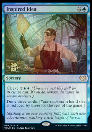 Inspired Idea [Innistrad: Crimson Vow Prerelease Promos] | Dumpster Cat Games