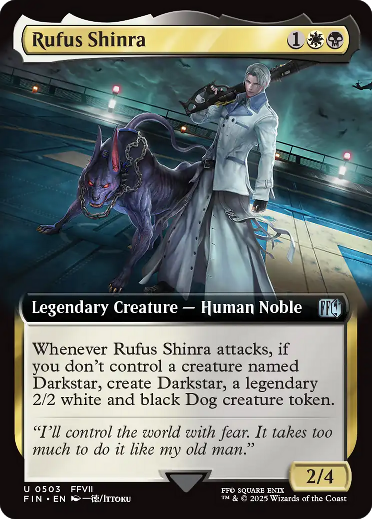 Rufus Shinra (Extended Art) [FINAL FANTASY] | Dumpster Cat Games