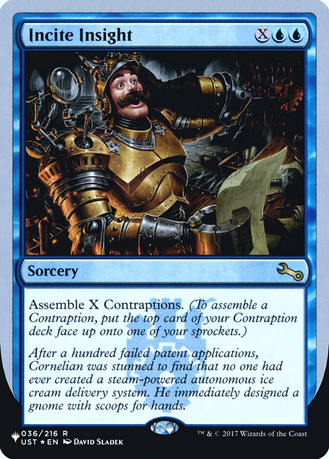 Incite Insight (Unfinity Foil Edition) [The List] | Dumpster Cat Games
