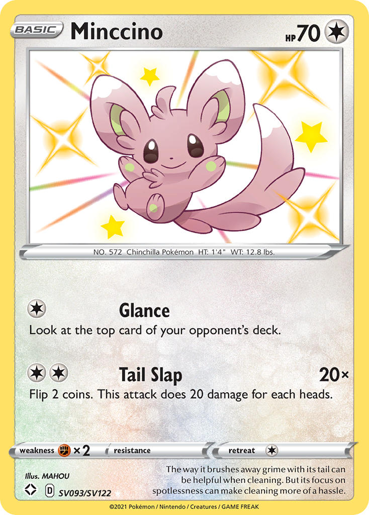 Minccino (SV093/SV122) [Sword & Shield: Shining Fates] | Dumpster Cat Games