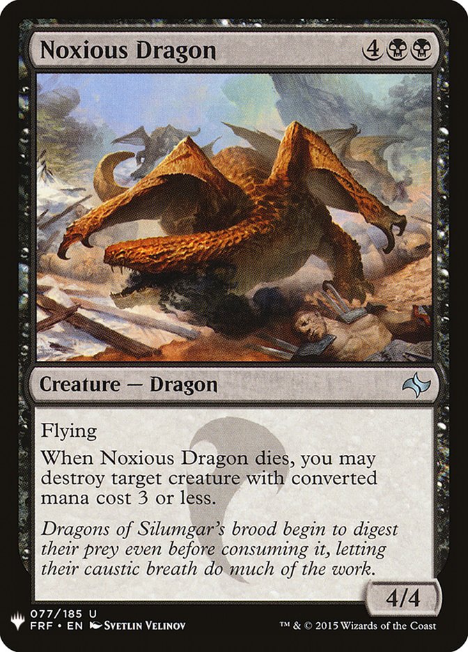 Noxious Dragon [Mystery Booster] | Dumpster Cat Games