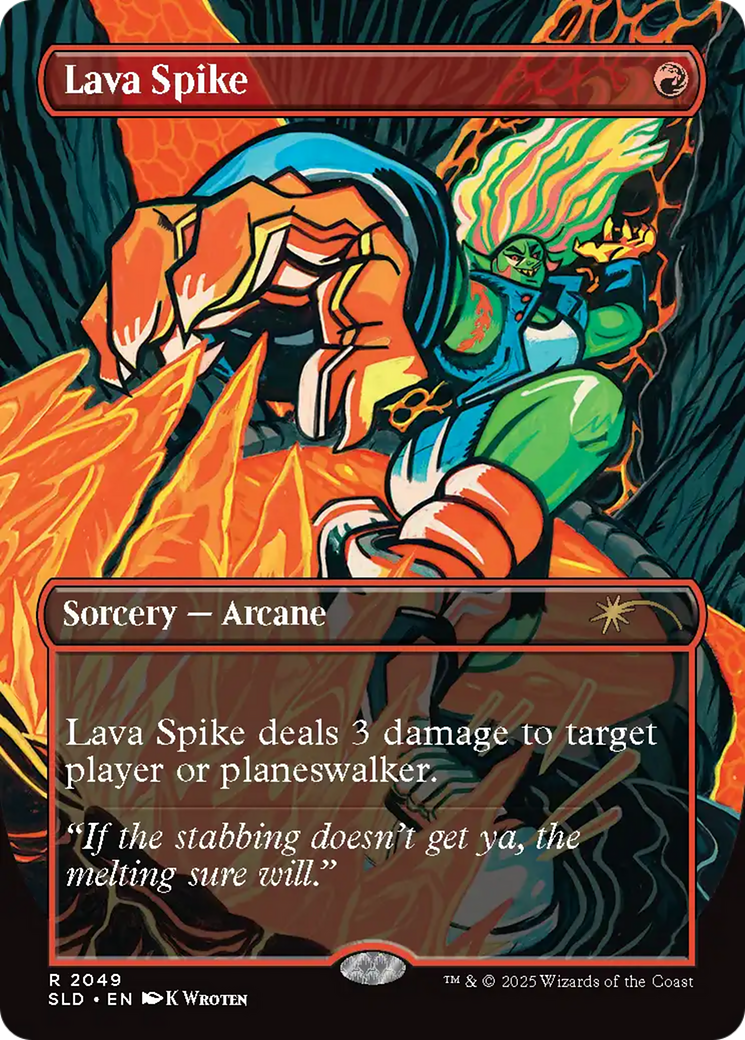 Lava Spike (2049) [Secret Lair Drop Series] | Dumpster Cat Games