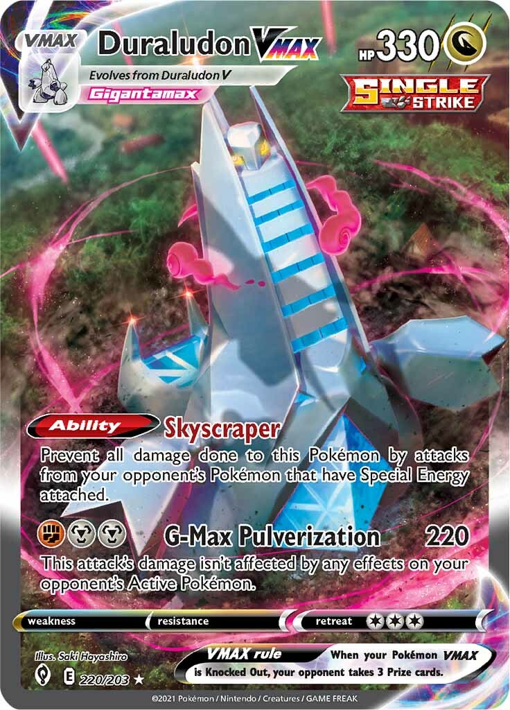 Duraludon VMAX (220/203) [Sword & Shield: Evolving Skies] | Dumpster Cat Games