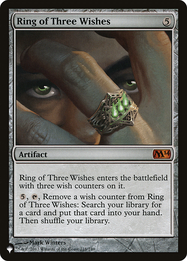 Ring of Three Wishes [The List] | Dumpster Cat Games