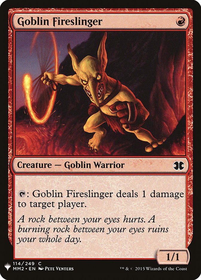 Goblin Fireslinger [Mystery Booster] | Dumpster Cat Games