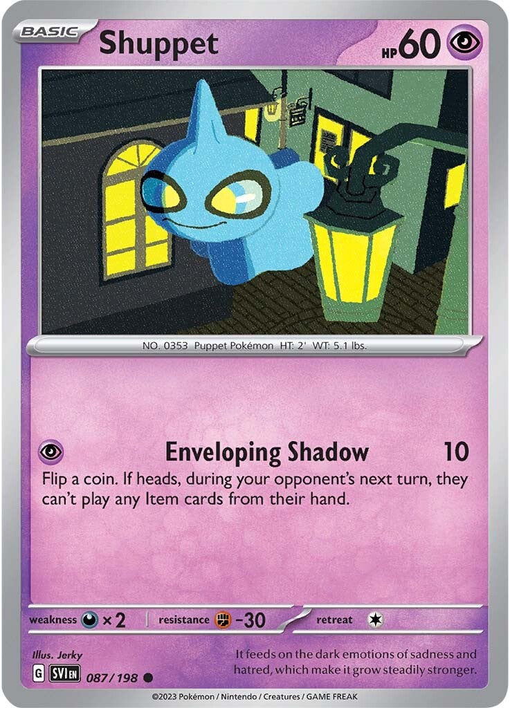 Shuppet (087/198) [Scarlet & Violet: Base Set] | Dumpster Cat Games