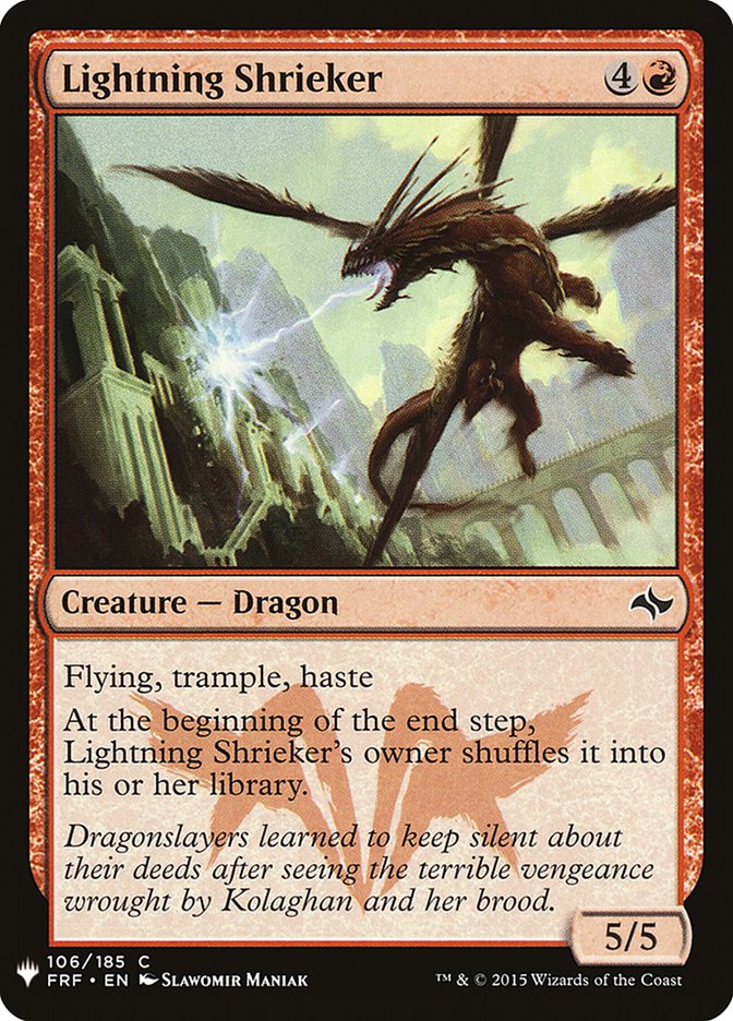 Lightning Shrieker [Mystery Booster] | Dumpster Cat Games