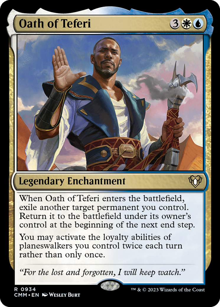 Oath of Teferi [Commander Masters] | Dumpster Cat Games