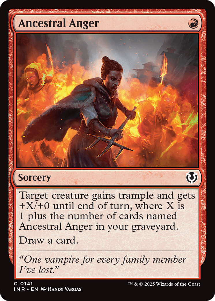 Ancestral Anger [Innistrad Remastered] | Dumpster Cat Games