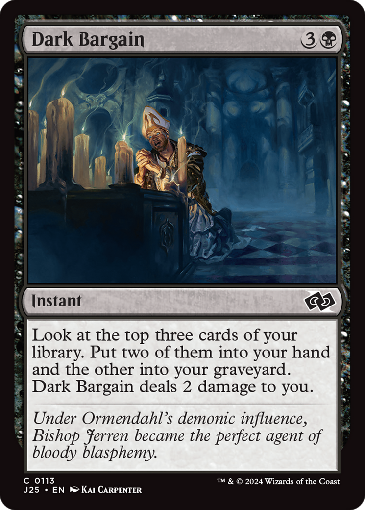 Dark Bargain [Foundations Jumpstart] | Dumpster Cat Games