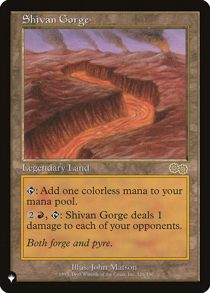 Shivan Gorge [The List] | Dumpster Cat Games