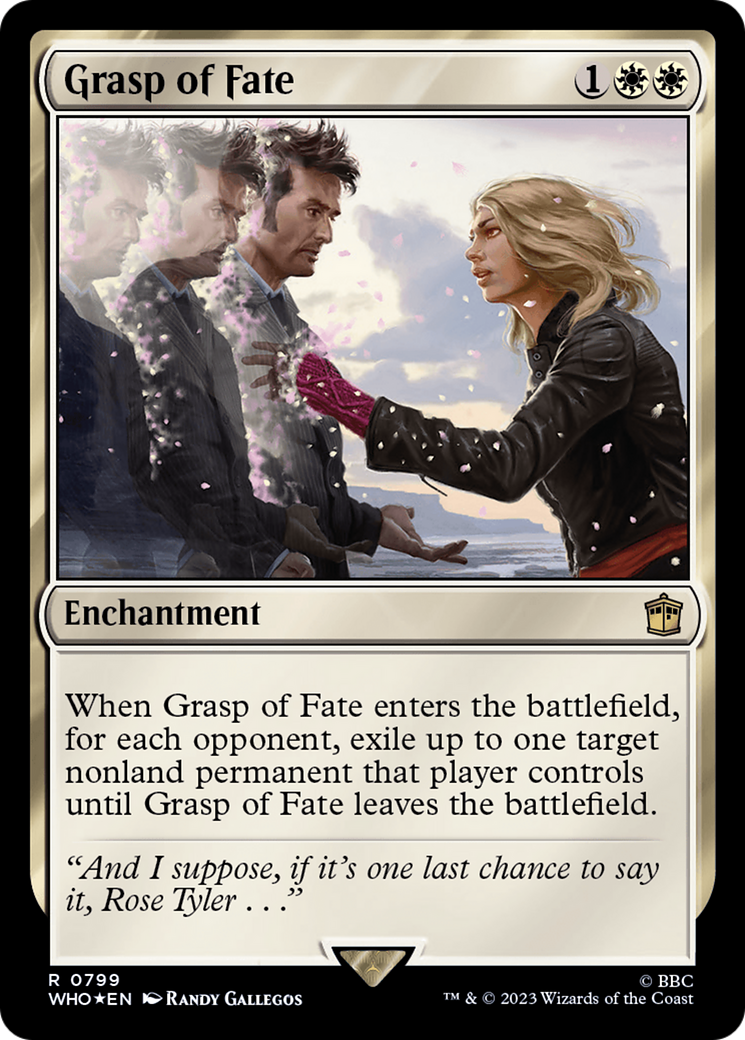 Grasp of Fate (Surge Foil) [Doctor Who] | Dumpster Cat Games