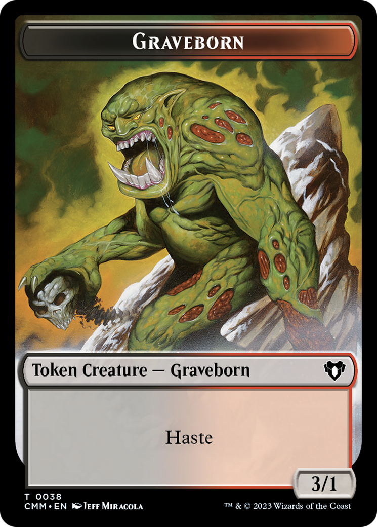 Thopter // Graveborn Double-Sided Token [Commander Masters Tokens] | Dumpster Cat Games