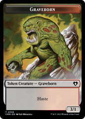 Thopter // Graveborn Double-Sided Token [Commander Masters Tokens] | Dumpster Cat Games