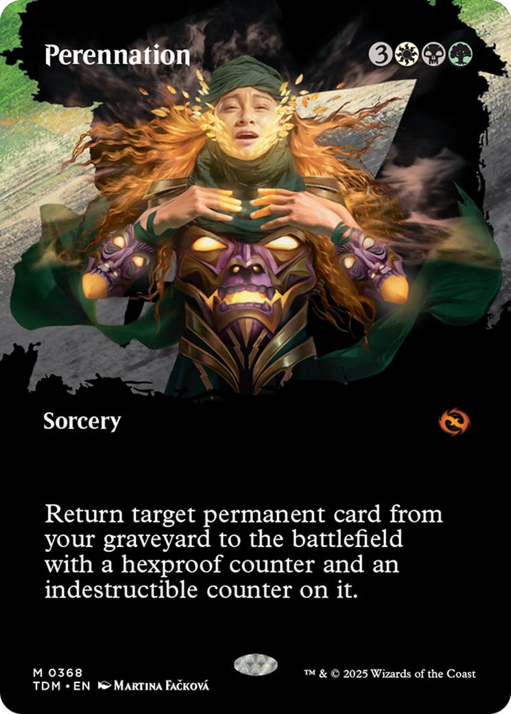Perennation (Borderless) [Tarkir: Dragonstorm] | Dumpster Cat Games