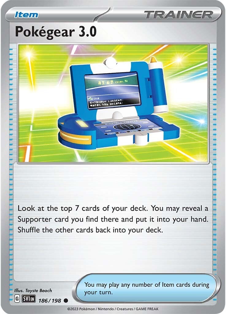 Pokegear 3.0 (186/198) [Scarlet & Violet: Base Set] | Dumpster Cat Games