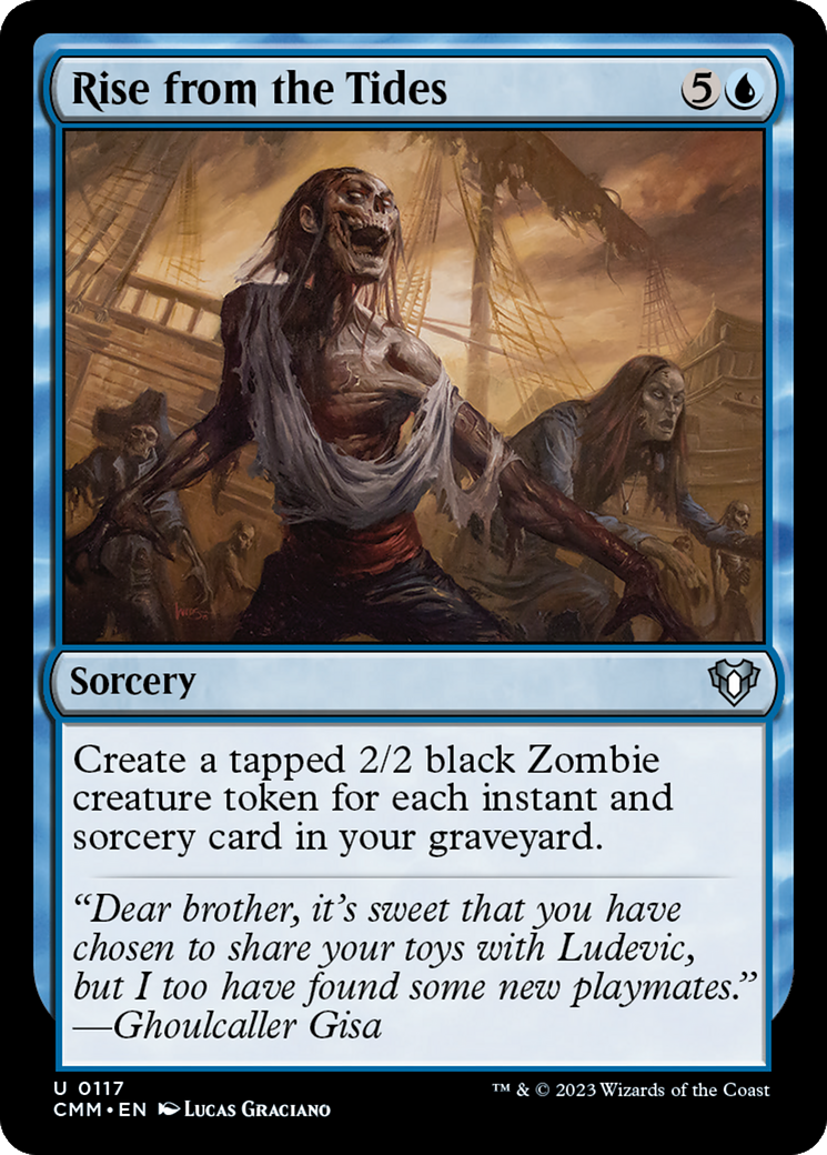 Rise from the Tides [Commander Masters] | Dumpster Cat Games