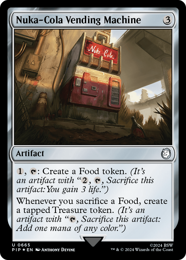 Nuka-Cola Vending Machine (Surge Foil) [Fallout] | Dumpster Cat Games