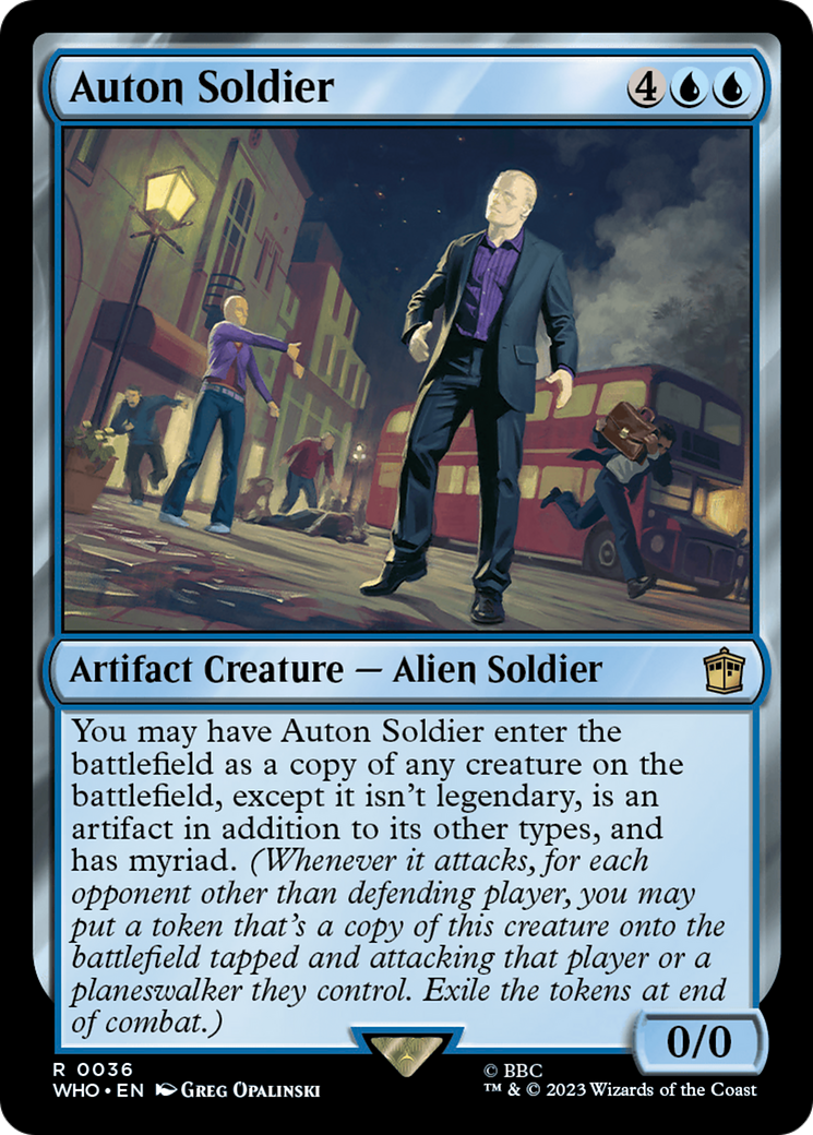 Auton Soldier [Doctor Who] | Dumpster Cat Games