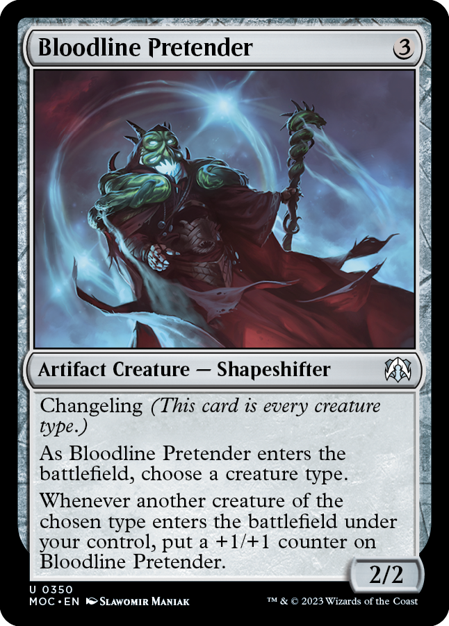 Bloodline Pretender [March of the Machine Commander] | Dumpster Cat Games