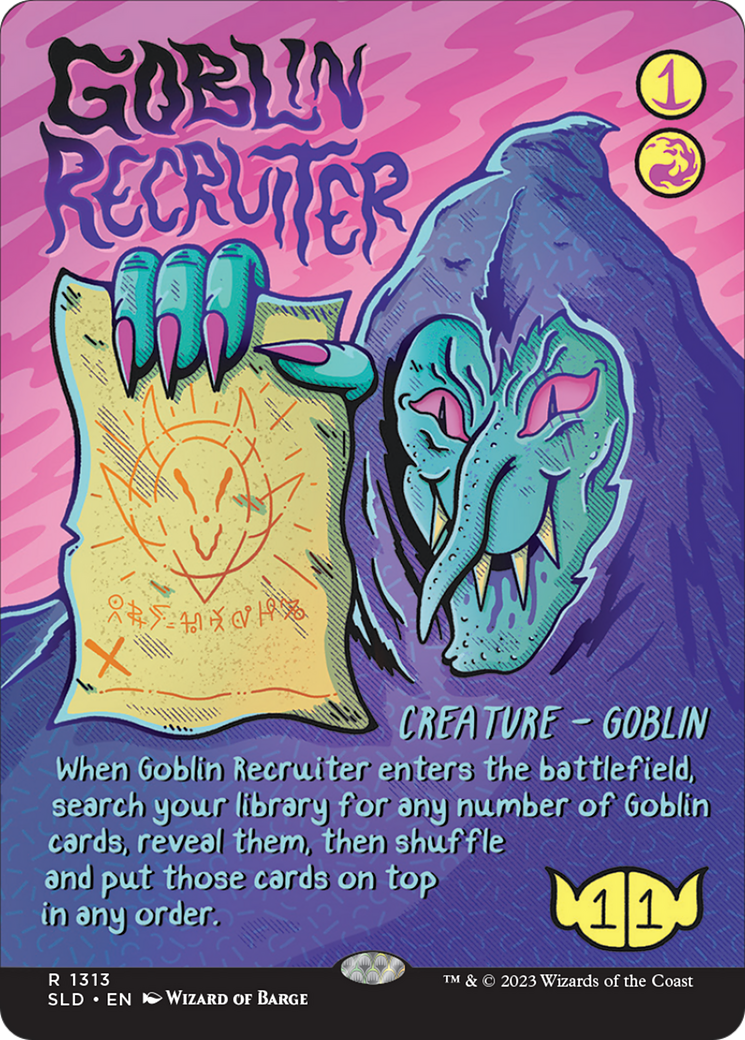 Goblin Recruiter (Rainbow Foil) [Secret Lair Drop Series] | Dumpster Cat Games