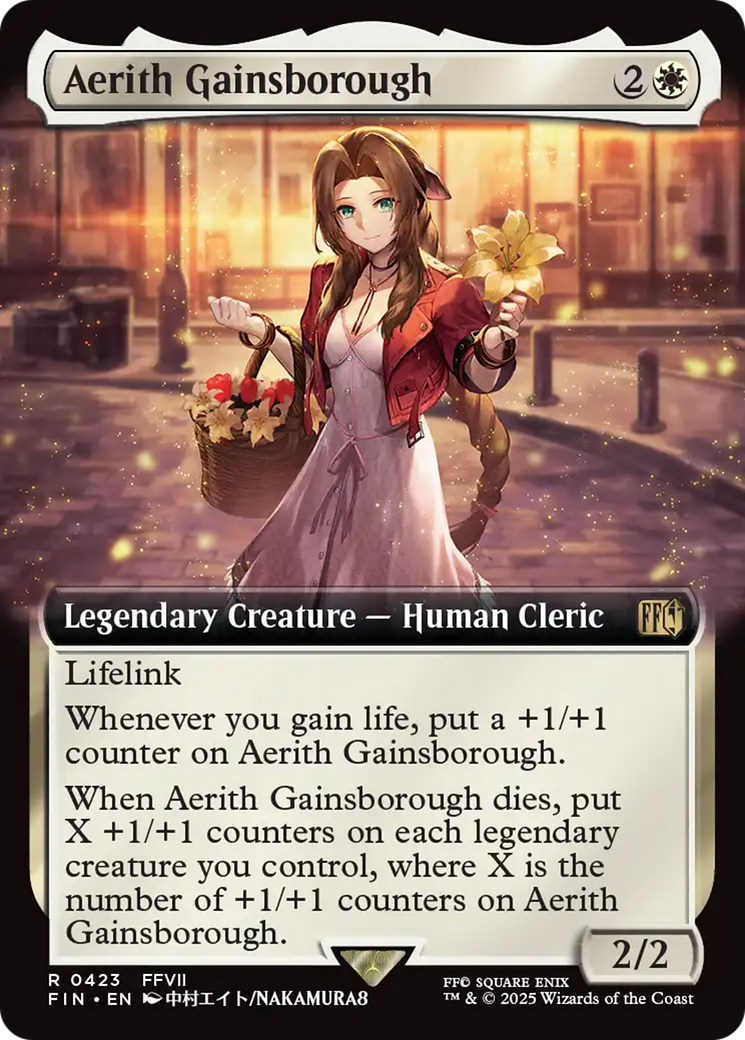Aerith Gainsborough (Extended Art) [FINAL FANTASY] | Dumpster Cat Games