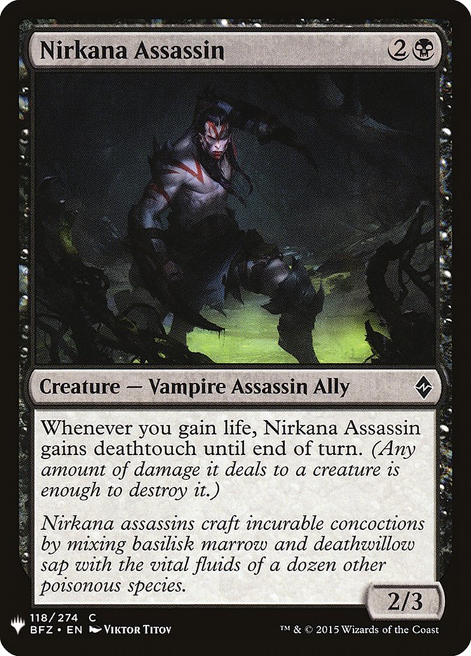 Nirkana Assassin [Mystery Booster] | Dumpster Cat Games