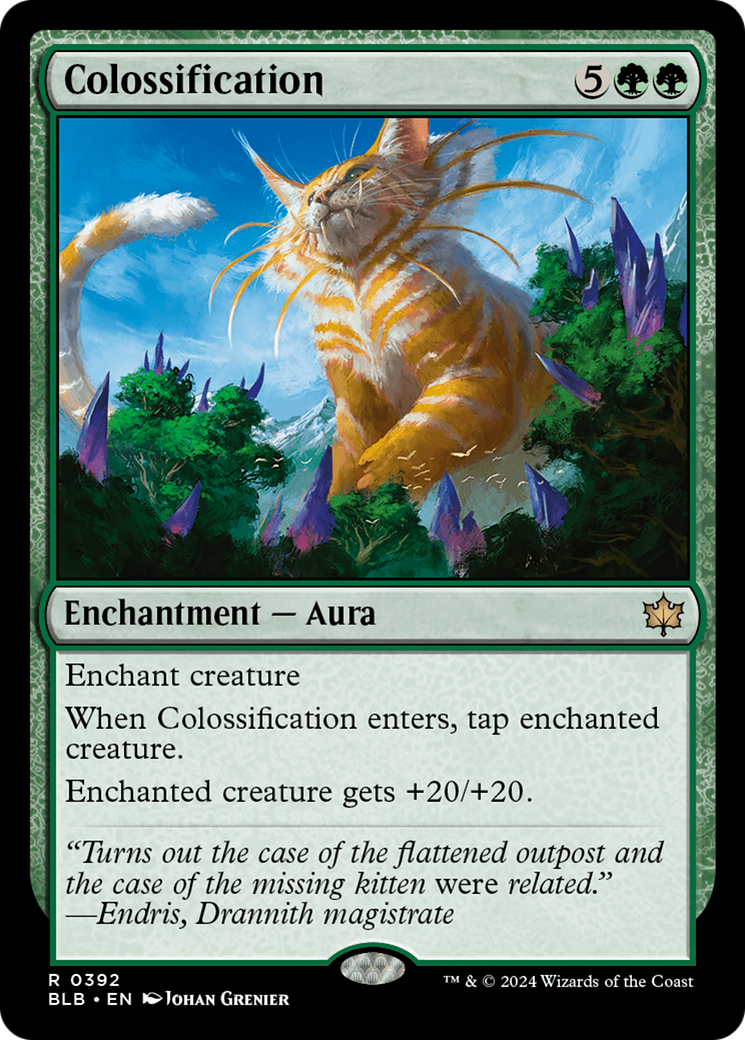 Colossification [Bloomburrow] | Dumpster Cat Games