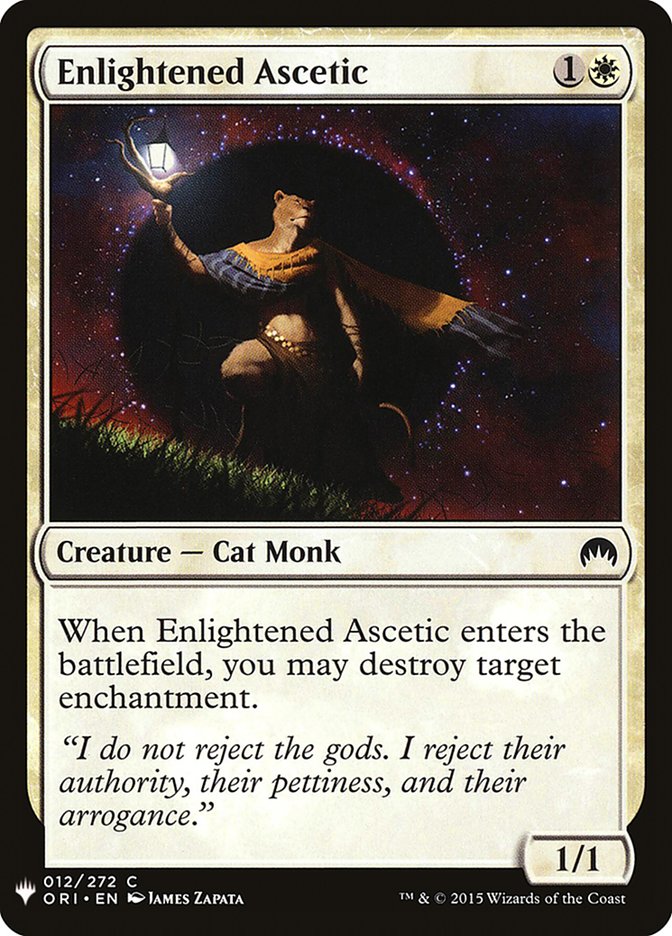 Enlightened Ascetic [Mystery Booster] | Dumpster Cat Games