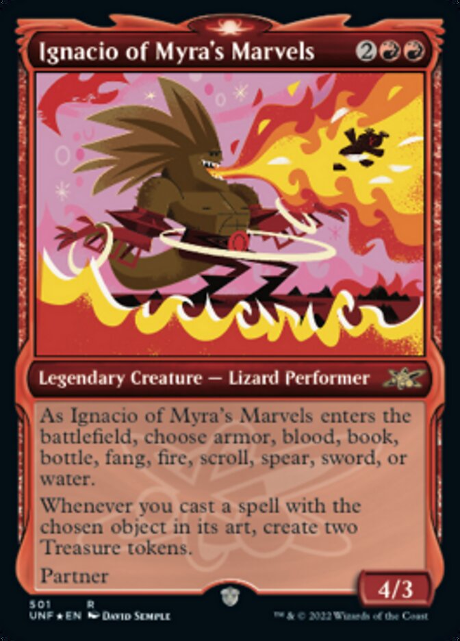 Ignacio of Myra's Marvels (Showcase) (Galaxy Foil) [Unfinity] | Dumpster Cat Games