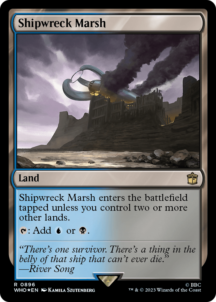 Shipwreck Marsh (Surge Foil) [Doctor Who] | Dumpster Cat Games