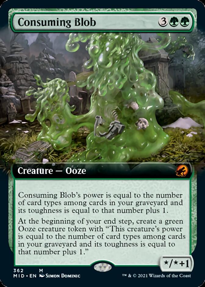 Consuming Blob (Extended Art) [Innistrad: Midnight Hunt] | Dumpster Cat Games