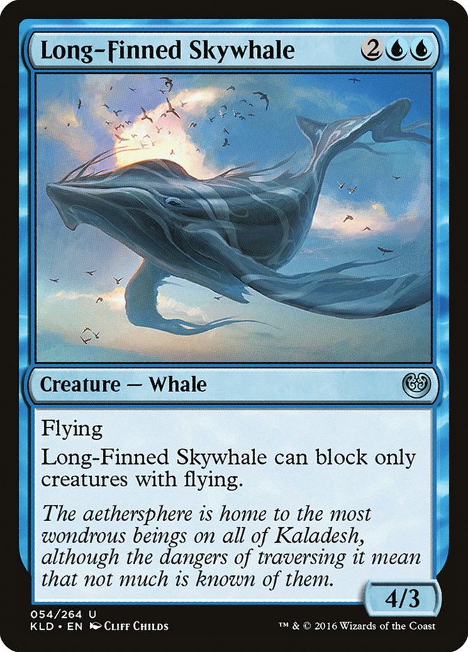 Long-Finned Skywhale [Kaladesh] | Dumpster Cat Games